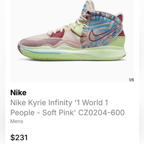 Nike 2022
Kyrie Infinity EP '1 World 1 People - Soft Pink' - Picture 8 of 8